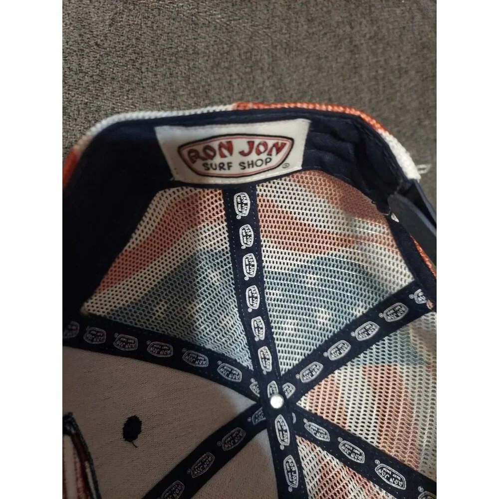 Ron Jon Surf Shop Mesh Trucker Snapback Hat Cap USA Outdoors Men Women 4th‎ July
